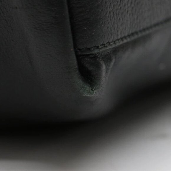 GUCCI Textured Calfskin Web Large Ophidia Shopping Tote Black - Picture 6 of 16